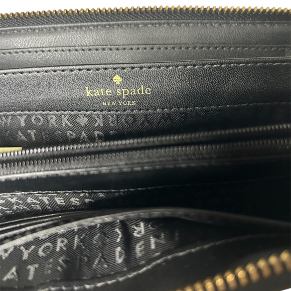 Kate Spade New York Neda Wellesley Black Zip-around Wallet - Picture 6 of 6